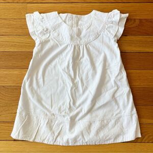 Hanna Andersson White Swiss Dot Eyelet Summer Vacation Cotton Dress 80 18-24